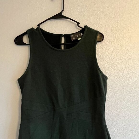 Saturday Sunday Anthropologie Green Sleeveless Bodycon Mini Dress Size Small - Picture 3 of 10
